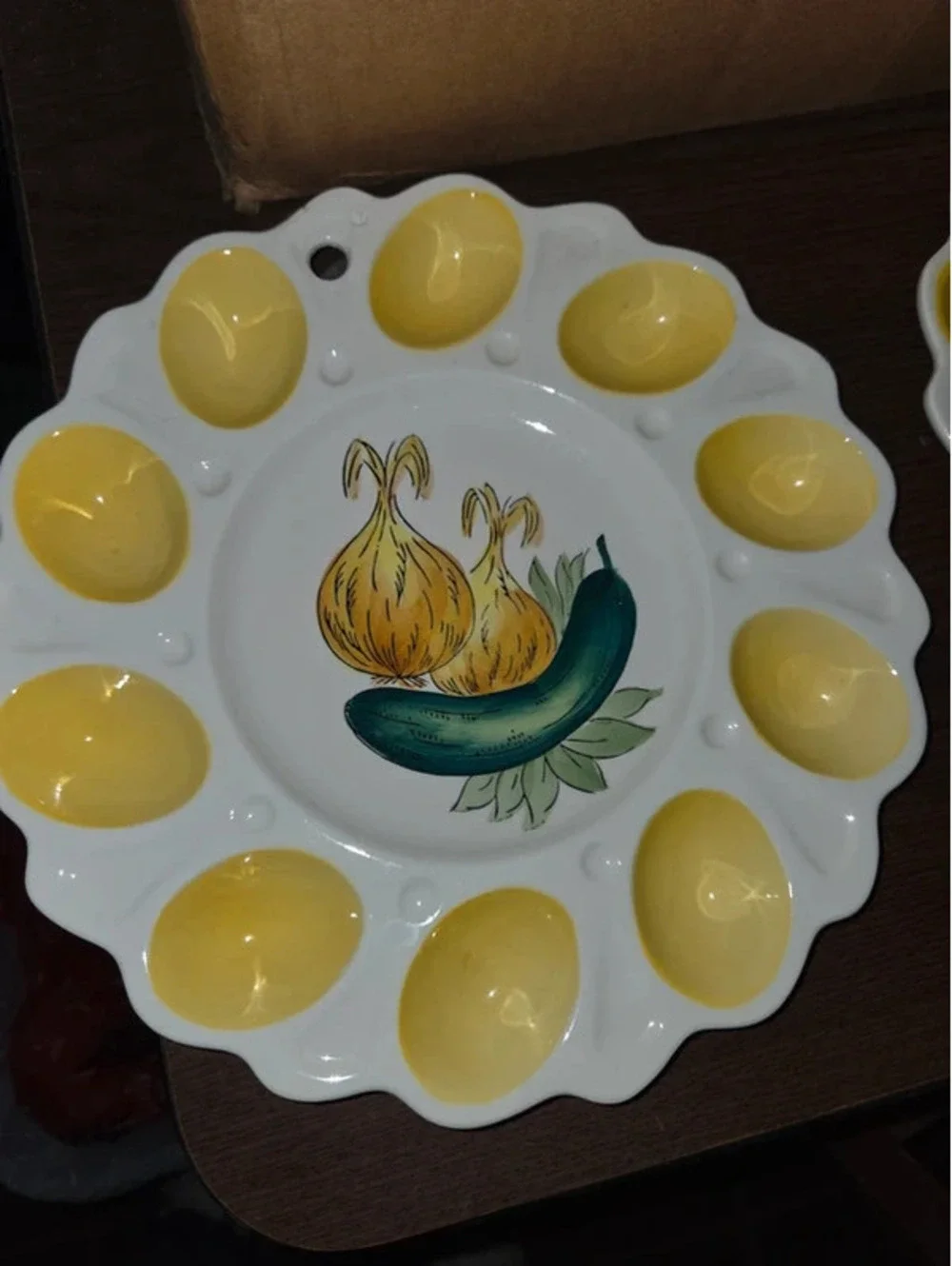 Deviled egg platter for 10